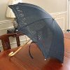 Black parasols, black hemstitch parasols, black cotton parasol